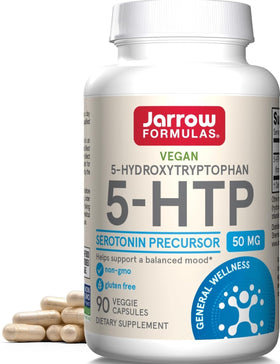 Jarrow Formulas 5-HTP 100 mg 90 capsules végétales, vue avant