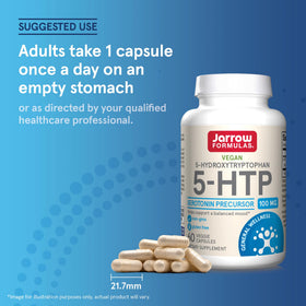 Jarrow Formulas 5-HTP Capsules, prise de vue lifestyle