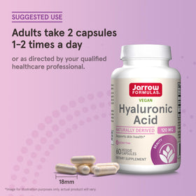 Jarrow Formulas Acide Hyaluronique 120 mg ingrédients