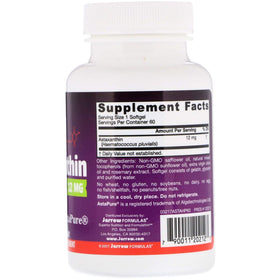 Jarrow Formulas Astaxanthin 12 mg gélules molles arrière