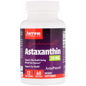Jarrow Formulas Astaxanthin 12 mg gélules molles avant