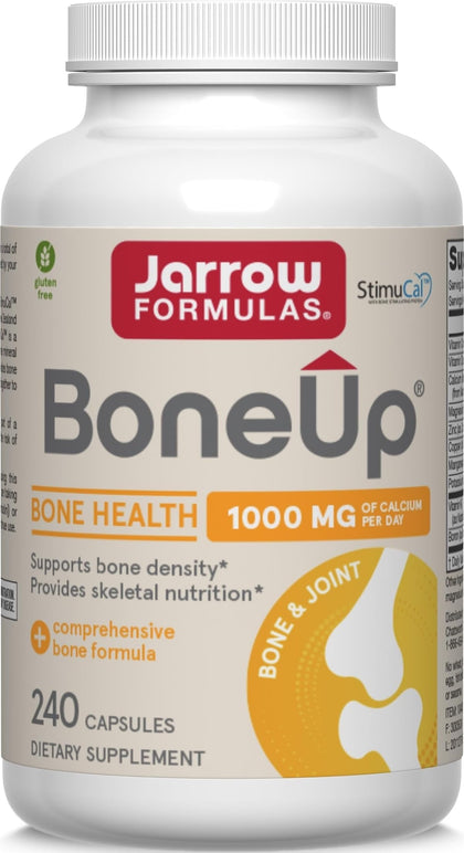 Jarrow Formulas BoneUp 240 capsules vue de face
