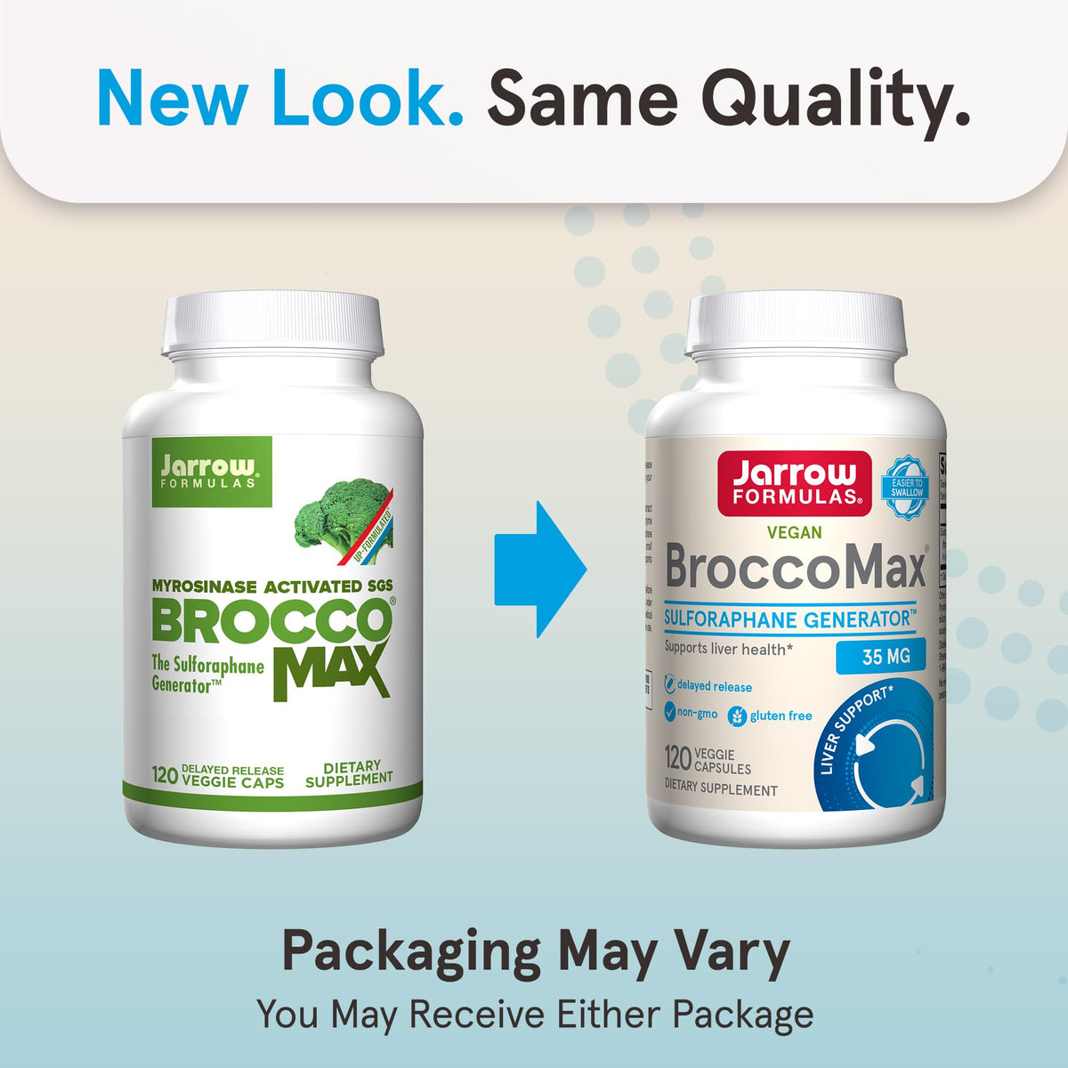 Jarrow Formulas BroccoMax 35 MG Sulforaphane capsule close-up