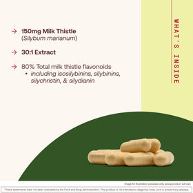 Jarrow Formulas Chardon-Marie 150mg étiquette de produit