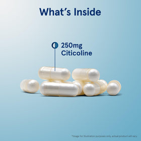 Jarrow Formulas Citicoline 250mg gélules sur une table