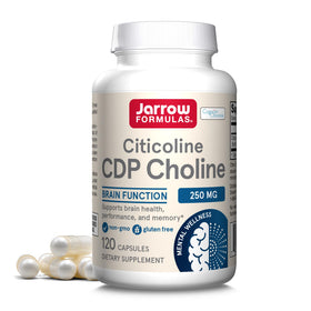 Jarrow Formulas Citicoline CDP 250 mg capsules vue de face