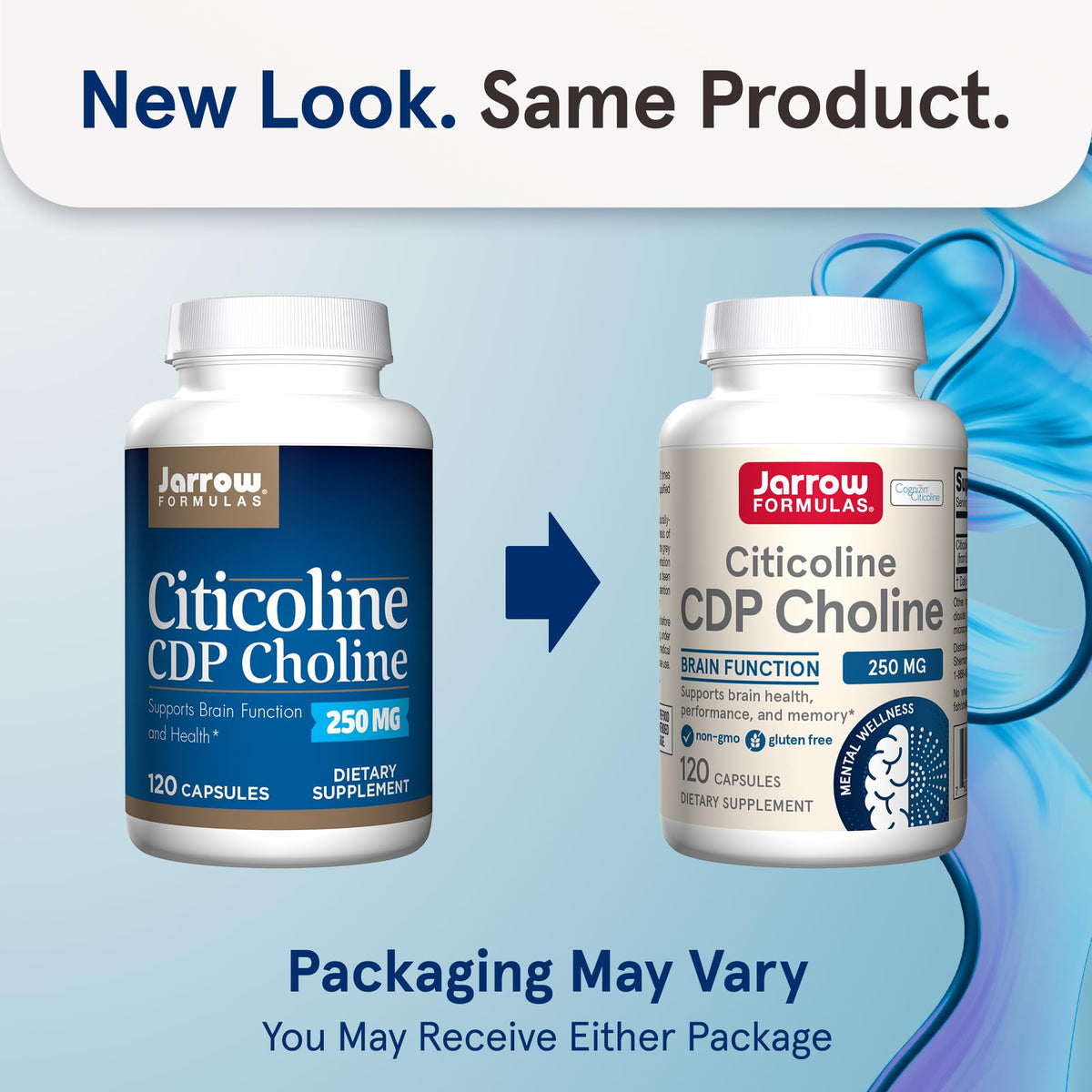 Jarrow Formulas Citicoline CDP 250 mg emballage