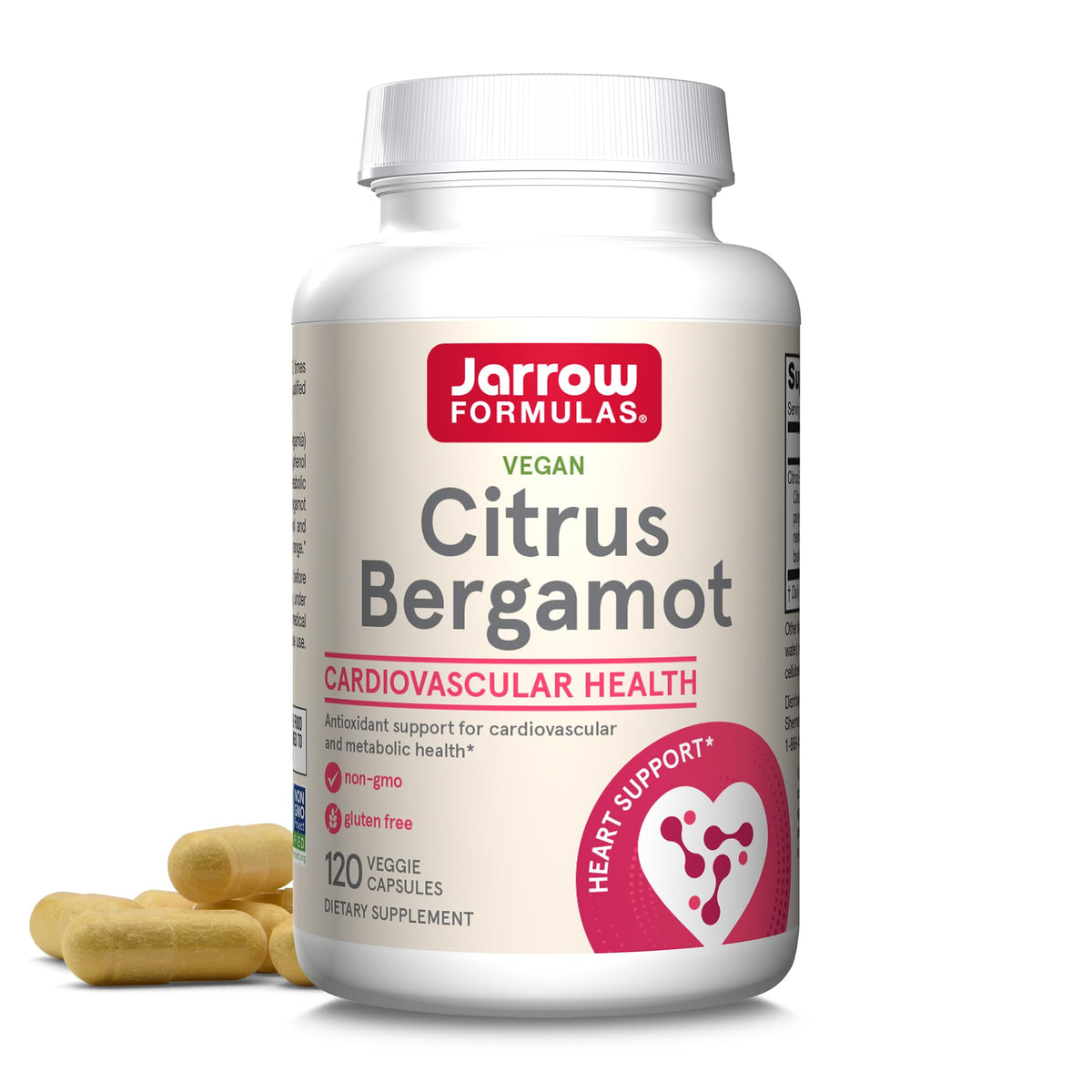 Jarrow Formulas Citrus Bergamot 500 mg gélules végétaliennes vue avant