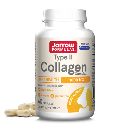 Jarrow Formulas Complexe de Collagène de Type II 1000 mg 60 Capsules vue avant