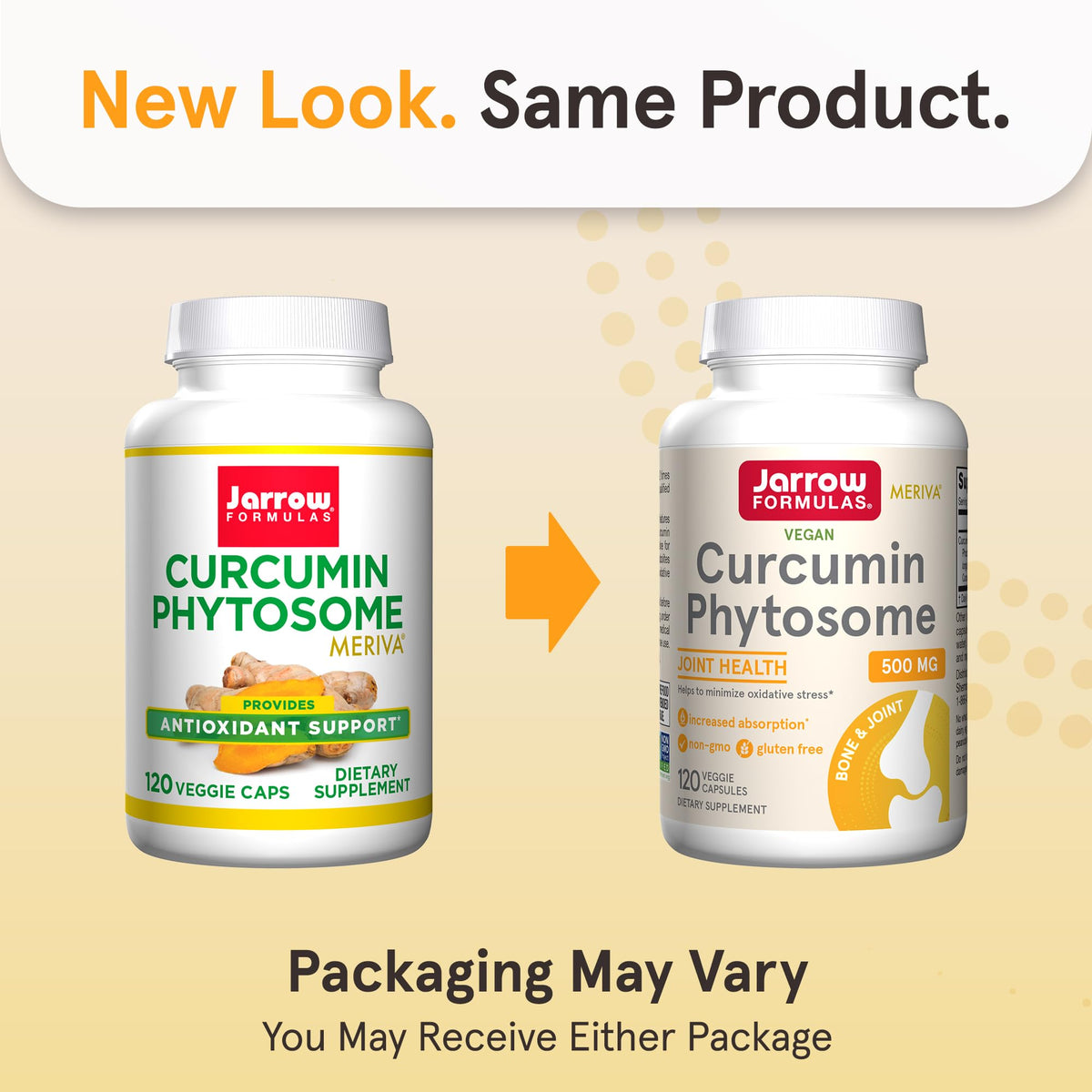 Jarrow Formulas Curcumin Phytosome 500 mg boîte avec 120 capsules végétales