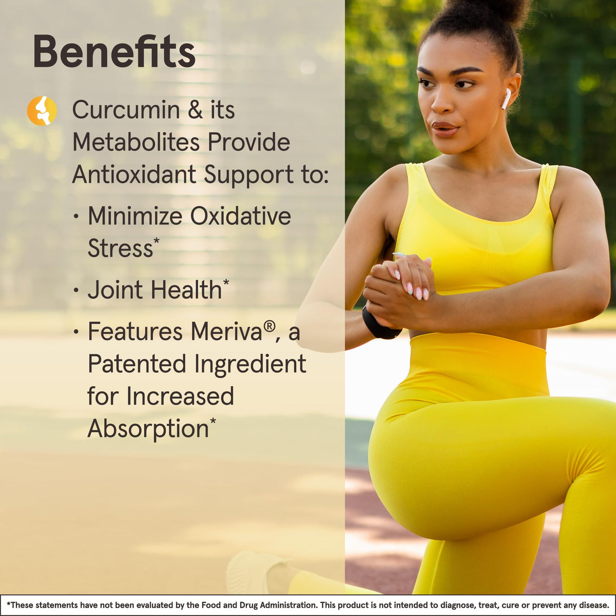 Jarrow Formulas Curcumin Phytosome 500 mg capsule végétale ouverte montrant la taille