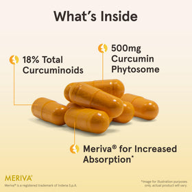 Jarrow Formulas Curcumin Phytosome 500 mg étiquette détaillant les ingrédients