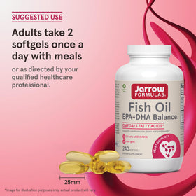 Jarrow Formulas EPA-DHA Balance gélules ouvertes