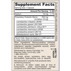 Jarrow Formulas Fem-Dophilus sur une table avec des plantes