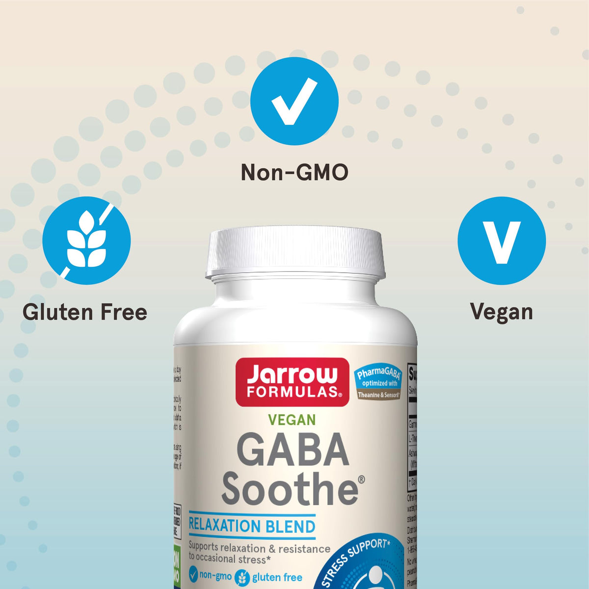 Jarrow Formulas GABA Soothe 30 Capsules, ouverture de l'emballage