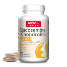 Jarrow Formulas Glucosamine + Chondroitin 240 capsules vue avant