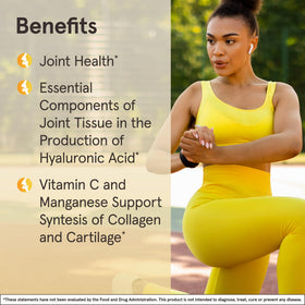 Jarrow Formulas Glucosamine + Chondroitin côté de la boîte