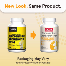 Jarrow Formulas Glucosamine Chondroitin MSM 120 Capsules side view