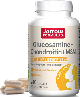 Jarrow Formulas Glucosamine Chondroitin MSM capsules front view