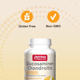 Jarrow Formulas Glucosamine + Chondroitin sur une table