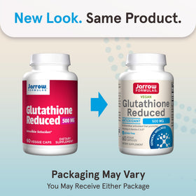 Jarrow Formulas Glutathione Réduit 500mg capsules arrière