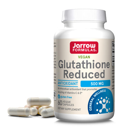 Jarrow Formulas Glutathione Réduit 500mg capsules avant