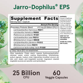 Jarrow Formulas Jarro-Dophilus EPS avec verre d'eau
