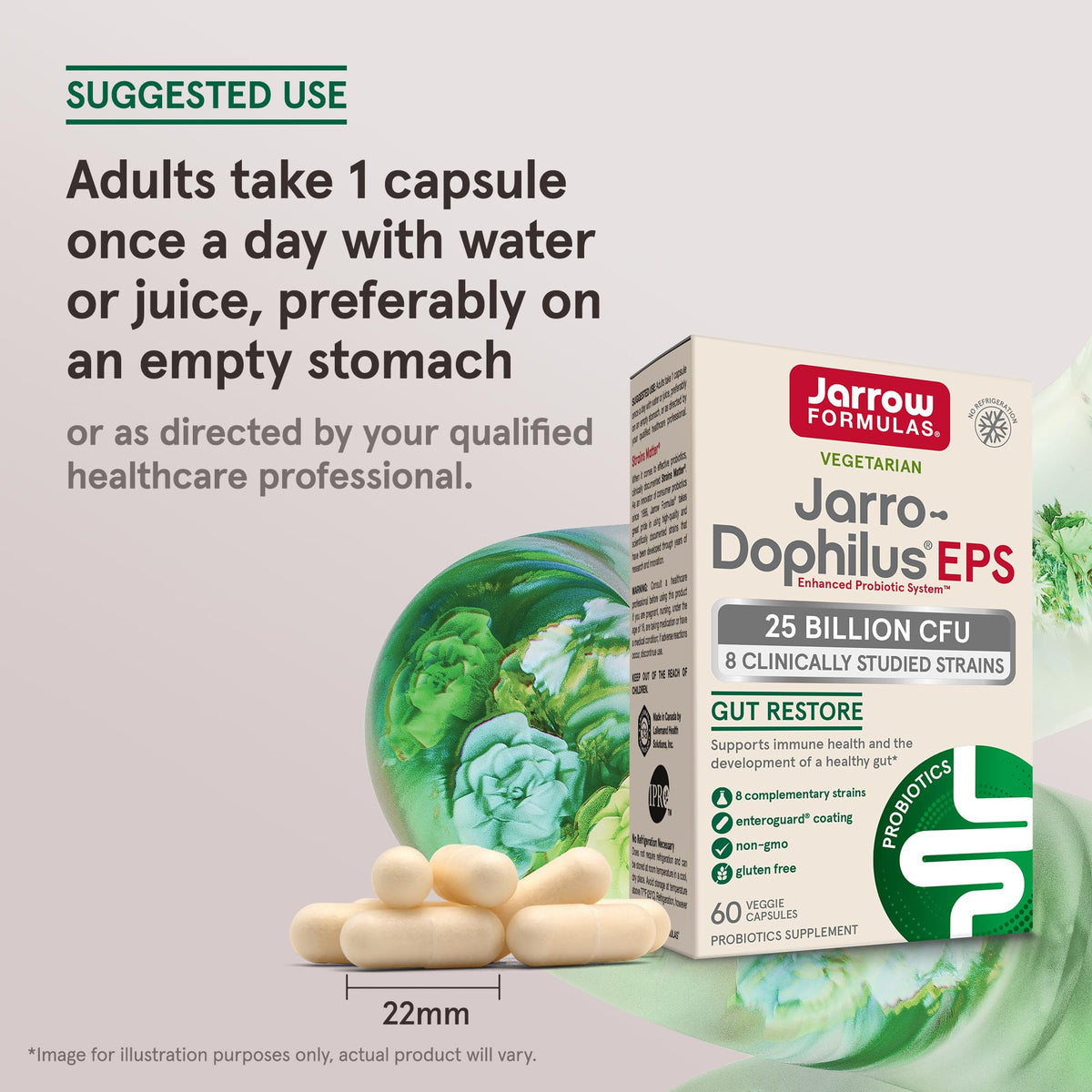 Jarrow Formulas Jarro-Dophilus EPS en mode de vie actif