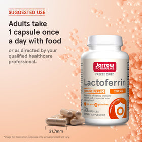 Jarrow Formulas Lactoferrin 250 mg en contexte de vie quotidienne