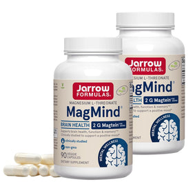Jarrow Formulas MagMind 90 capsules vue avant avec étiquette détaillée