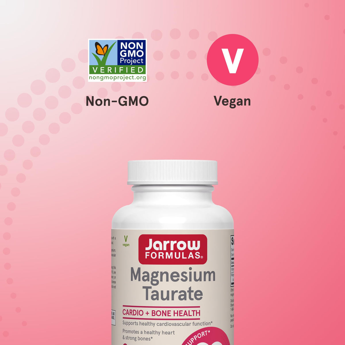 Jarrow Formulas Magnésium Taurate 300 mg pour un mode de vie sain