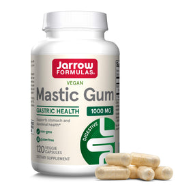 Jarrow Formulas Mastic Gum 1000 mg 120 capsules végétales, vue de face