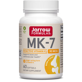 Jarrow Formulas MK-7 90 mcg flacon de 60 gélules softgel