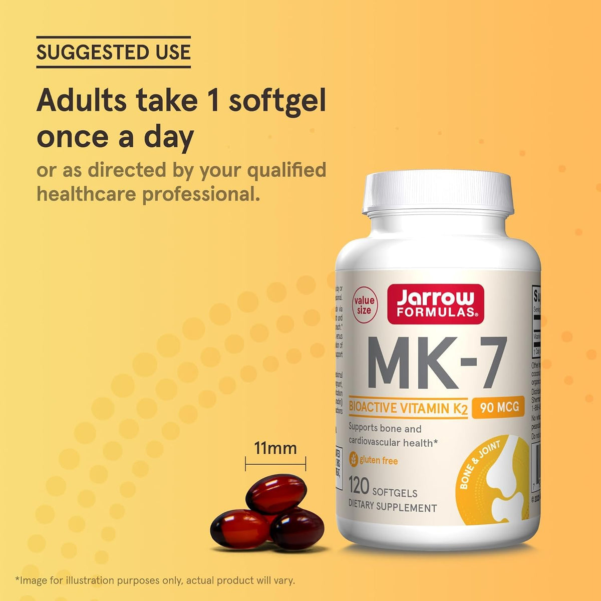Jarrow Formulas MK-7 avec un fond naturel