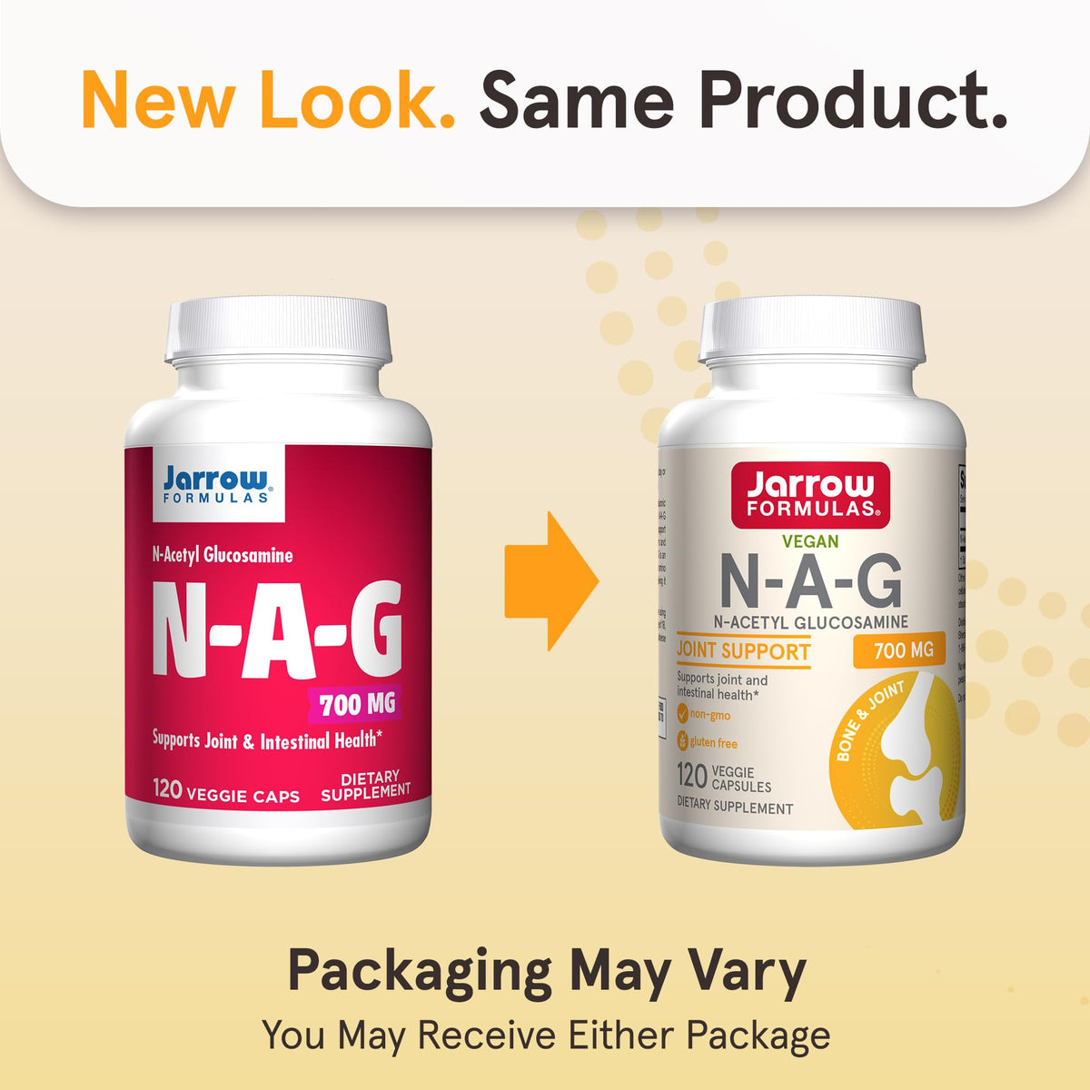 Jarrow Formulas N-A-G 700 mg étiquette du produit