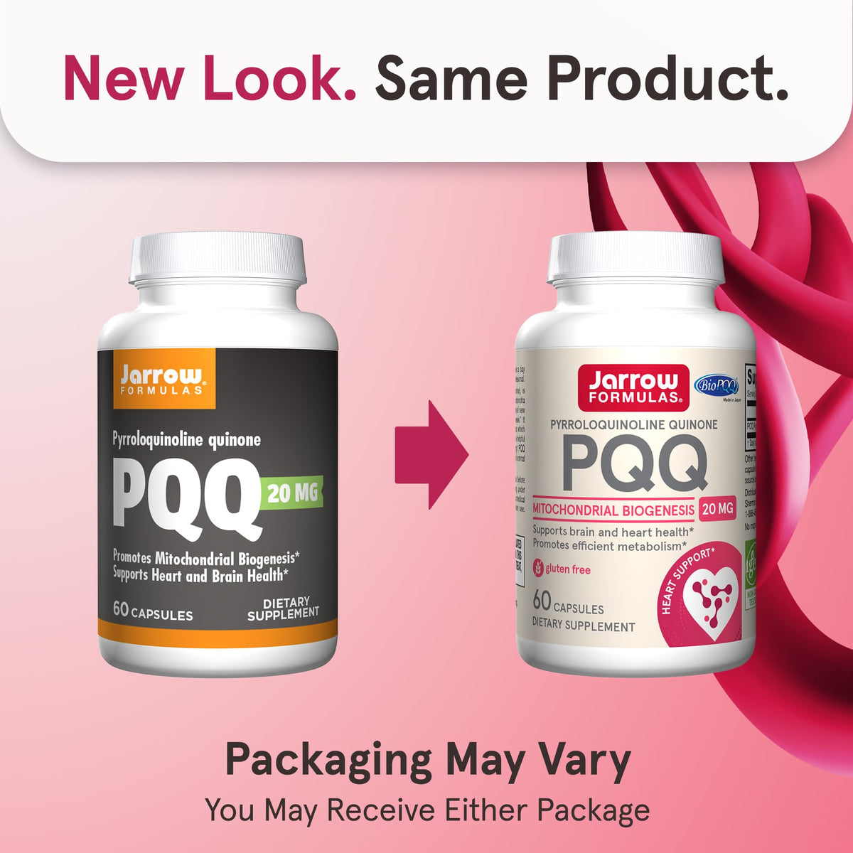 Jarrow Formulas PQQ 20 mg Complément Alimentaire Capsules arrière