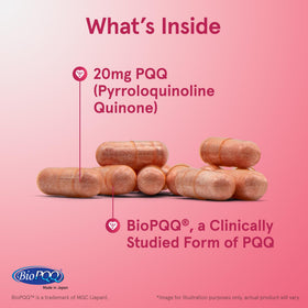 Jarrow Formulas PQQ 20 mg Complément Alimentaire Capsules côté