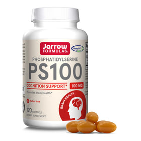 Jarrow Formulas PS100 Phosphatidylserine 100mg flacon de 120 gélules souples