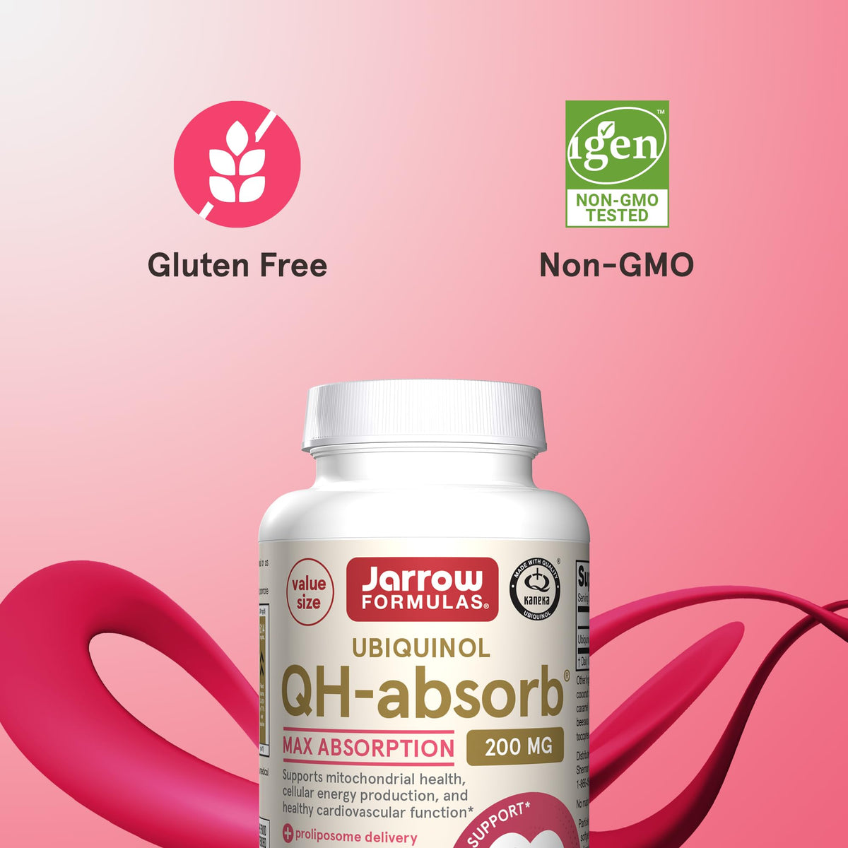 Jarrow Formulas QH-Absorb 200 mg emballage ouvert