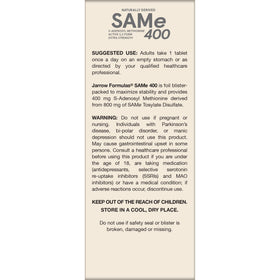 Jarrow Formulas SAMe 400 mg comprimés à côté d'autres vitamines