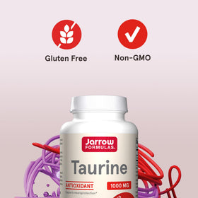 Jarrow Formulas Taurine 1000 mg gélules close-up