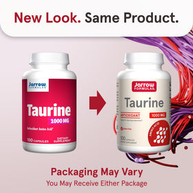 Jarrow Formulas Taurine 1000 mg gélules packaging