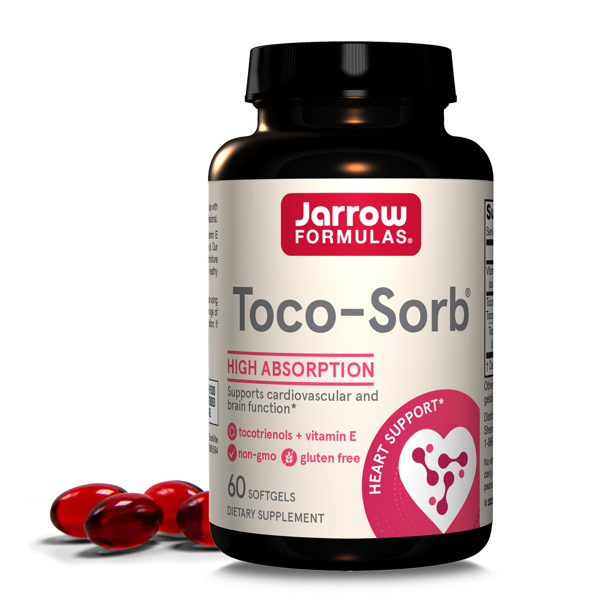 Jarrow Formulas Toco-Sorb 60 gélules vue de face