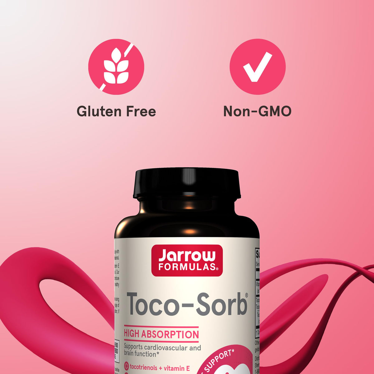 Jarrow Formulas Toco-Sorb avec étiquette visible