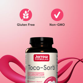 Jarrow Formulas Toco-Sorb avec étiquette visible