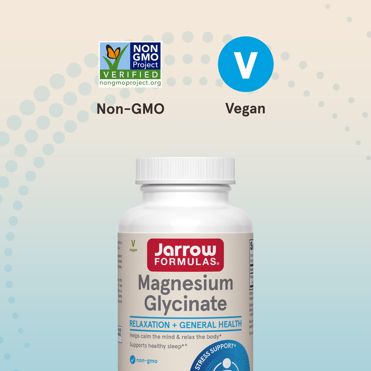 Jarrow Magnésium Glycinate 90 capsules avec dosage recommandé