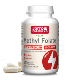 Jarrow Methyl Folate 1000 mcg capsules vue de face