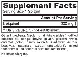 Jarrow QH-Absorb CoQ10 200mg softgel in hand