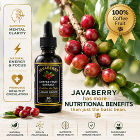 Javaberry mélangé à un smoothie dans un bol