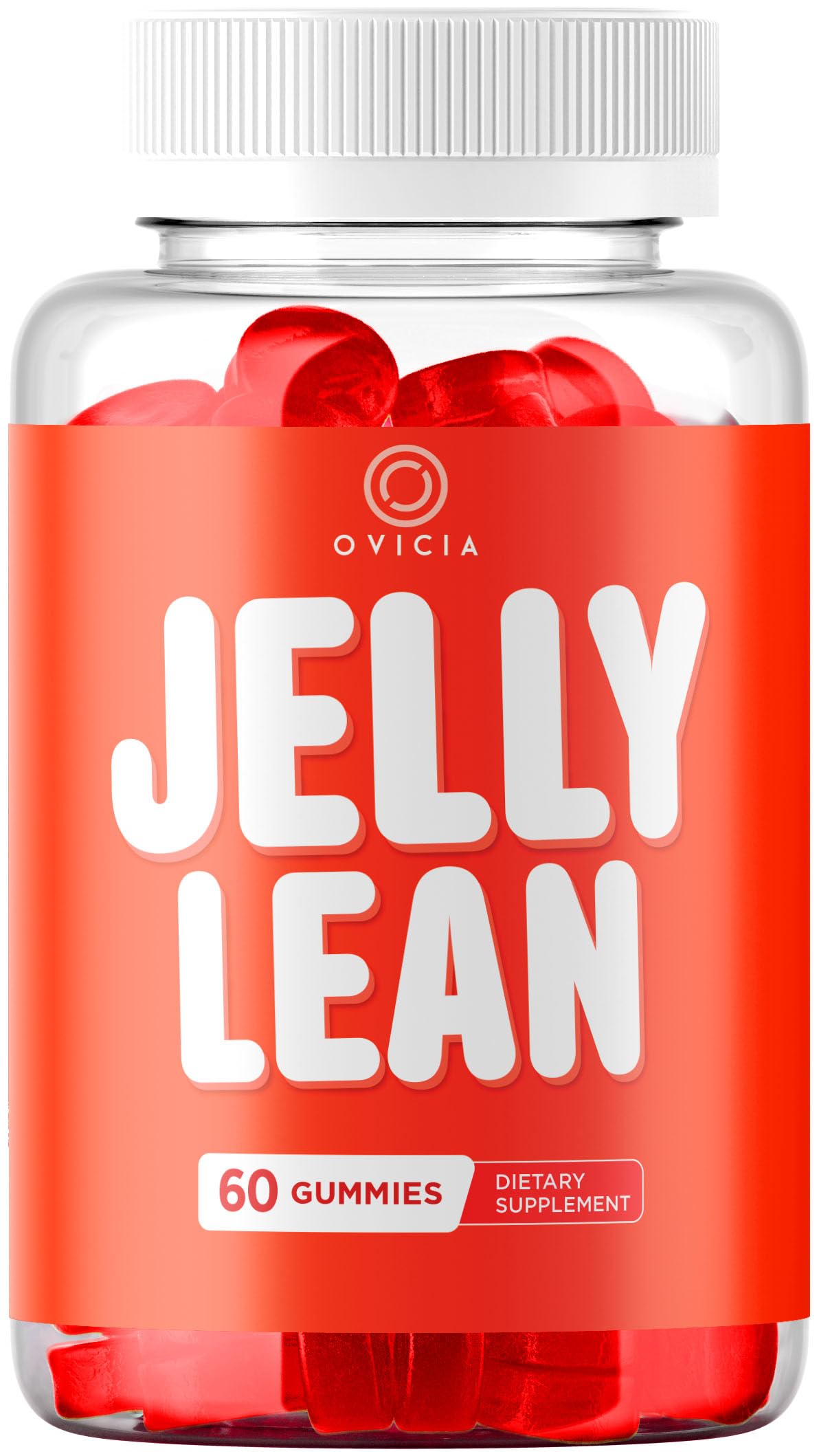 Jelly Lean Gummies d'OVICIA paquet de 60 gummies vue avant